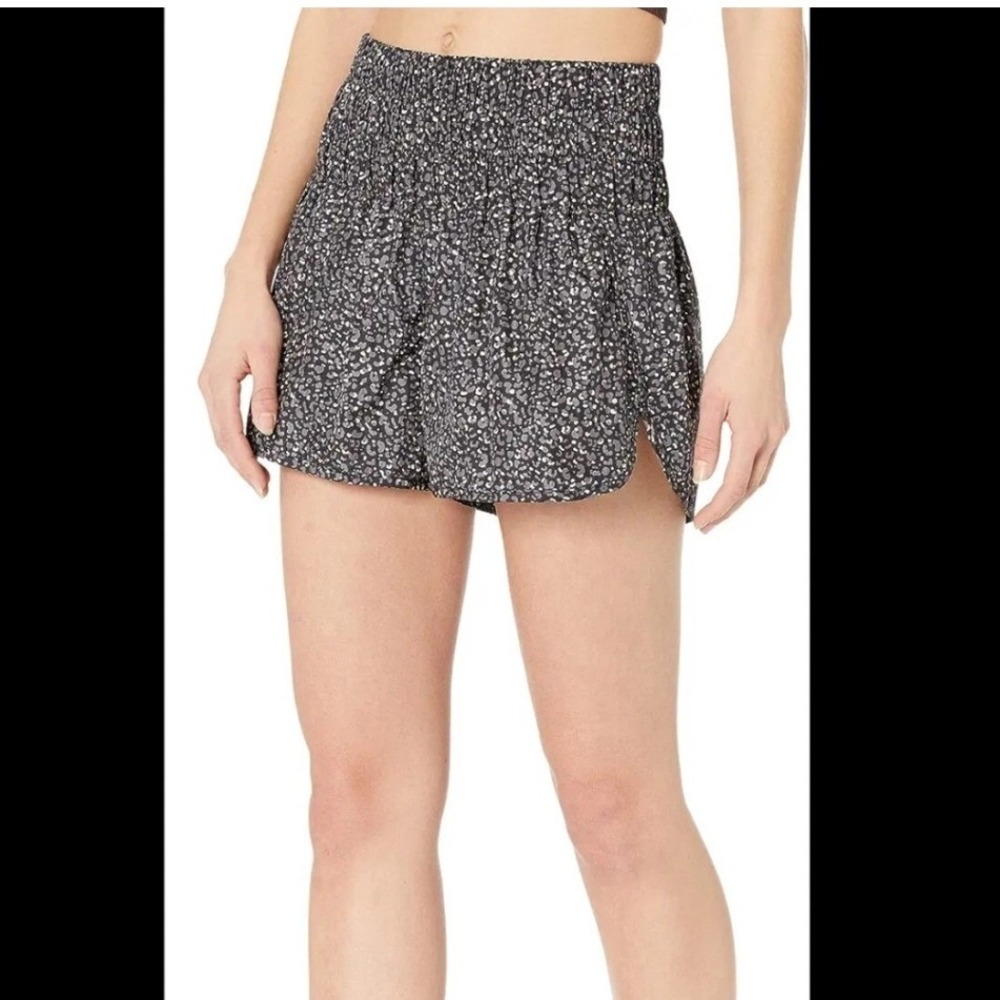 Free People Movement x Rumble The Way Home Shorts Leopard Combo S Athletic Run